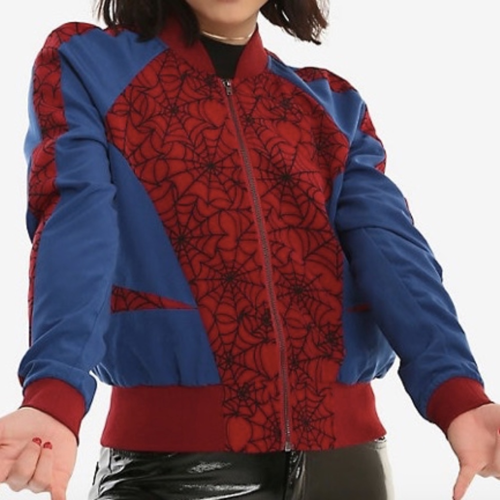 HER UNIVERSE MARVEL SPIDERMAN JACKET - NWT - M